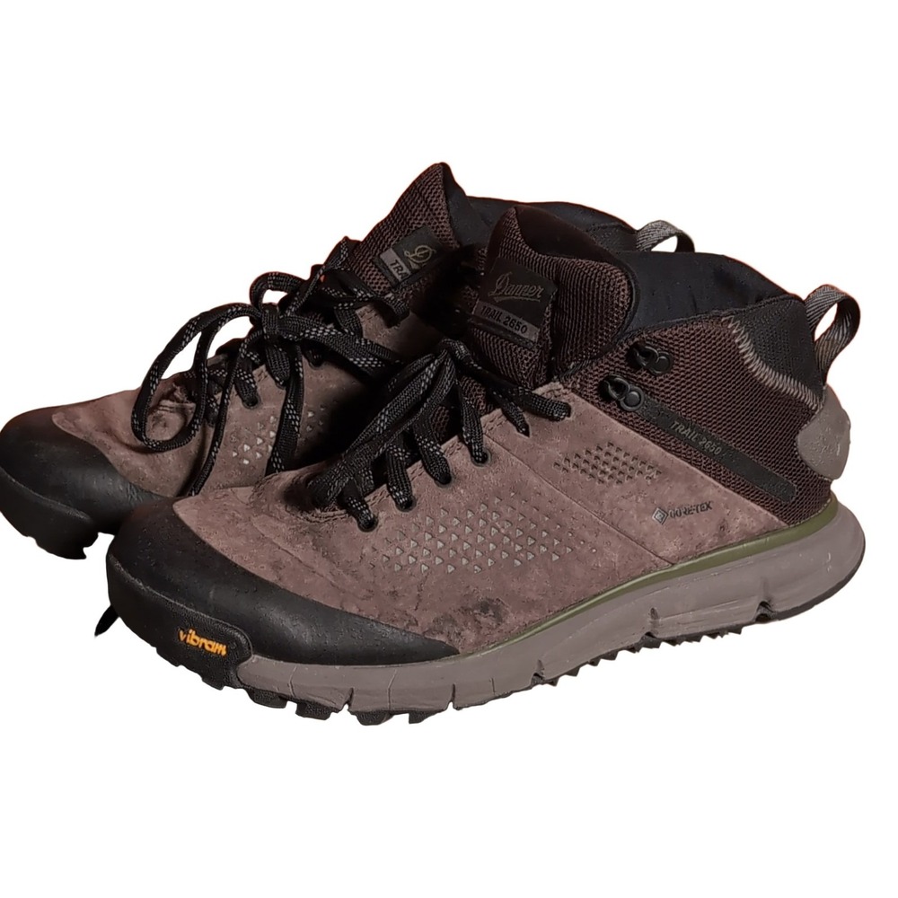 Danner Trail 2650 Mid Men's 10.5 Waterproof Gore-Tex Hiking Boots Brown